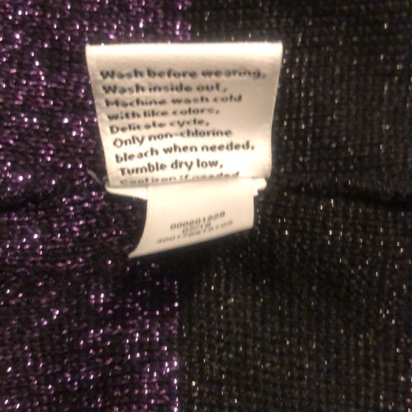 Nine West stripe metallic Top XXL - Picture 9 of 9